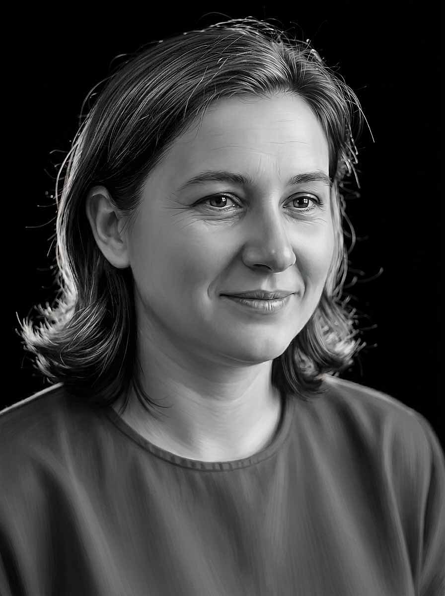 Portrait with background removed for impact engraving