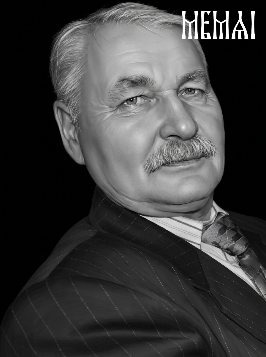 Restored portrait after AI retouching in MemAI Studio, example 10