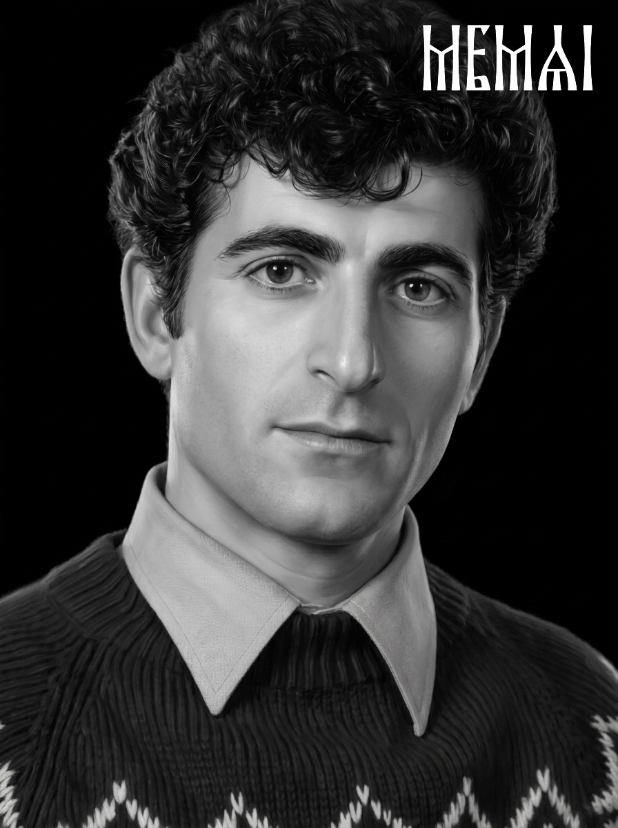 Restored portrait after AI retouching in MemAI Studio, example 11