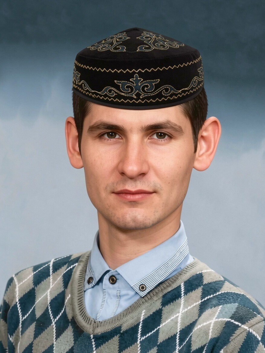 Portrait before AI retouching for laser engraving, example 22