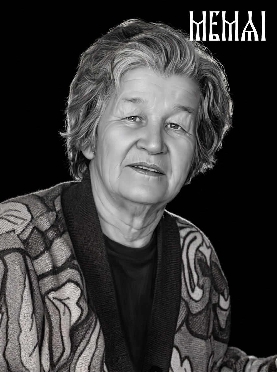 Restored portrait after AI retouching in MemAI Studio, example 30